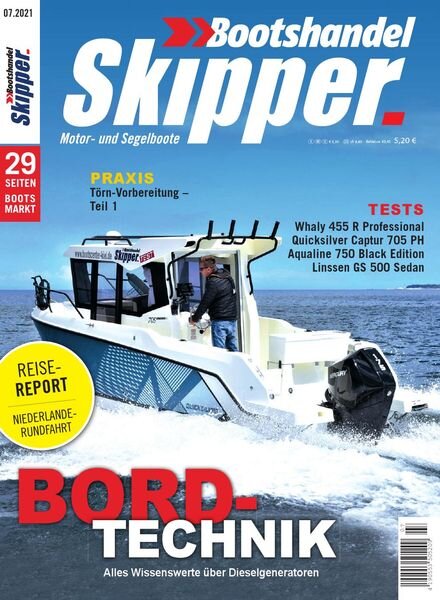 Skipper Bootshandel – Juni 2021 Cover