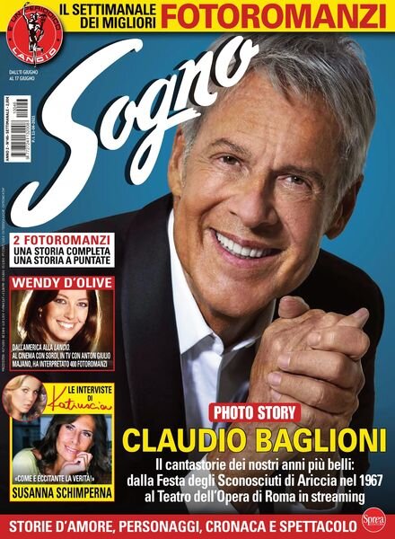 Sogno – 11 giugno 2021 Cover