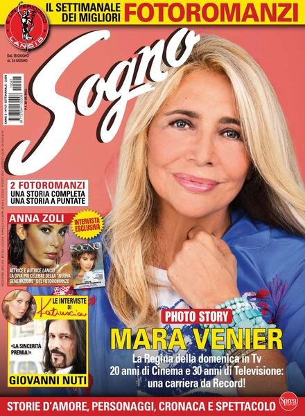 Sogno – 18 giugno 2021 Cover