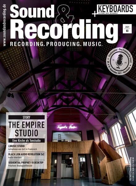 Sound & Recording – Juni 2021 Cover