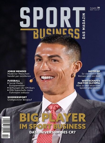SPORT BUSINESS MAGAZIN – 02 Juli 2021 Cover