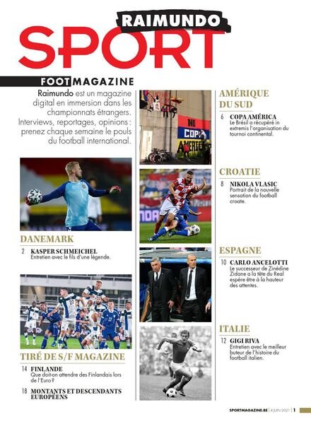 Sport Foot Magazine Raimundo – 4 Juin 2021 Cover