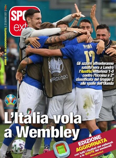 SPORTextra aggiornamento – 25 Giugno 2021 Cover