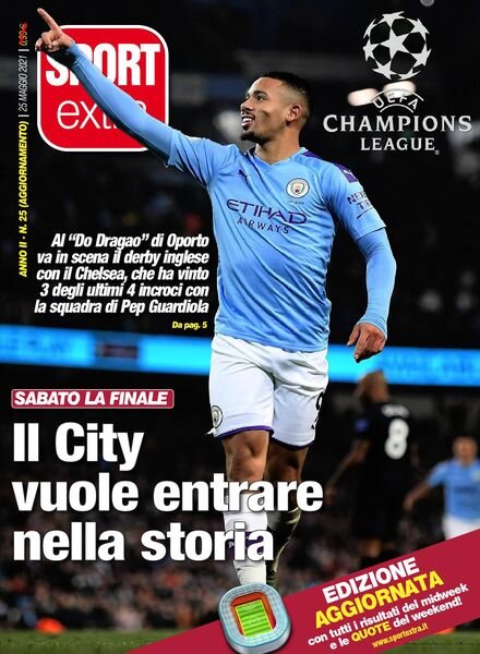 SPORTextra aggiornamento – 28 Maggio 2021 Cover