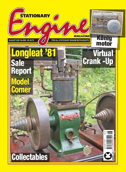 Stationary Engine – Issue 569 – August 2021 Cover