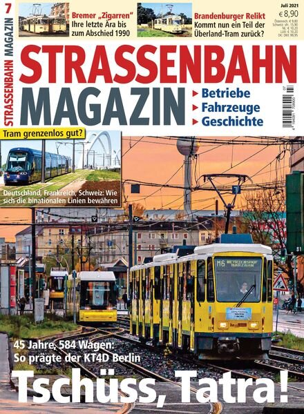 Strassenbahn Magazin – 25 Juni 2021 Cover