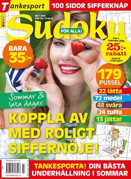 Sudoku for alla – 10 juni 2021 Cover