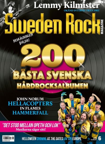 Sweden Rock Magazine – 15 juni 2021 Cover
