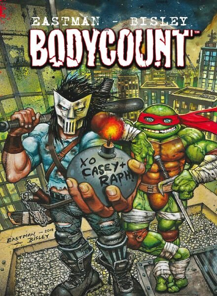 Teenage Mutant Ninja Turtles Bodycount – August 2018 Cover