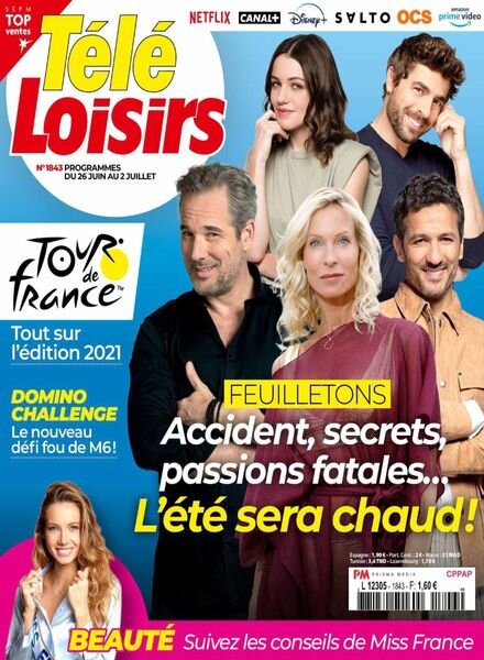 Tele Loisirs – 21 Juin 2021 Cover