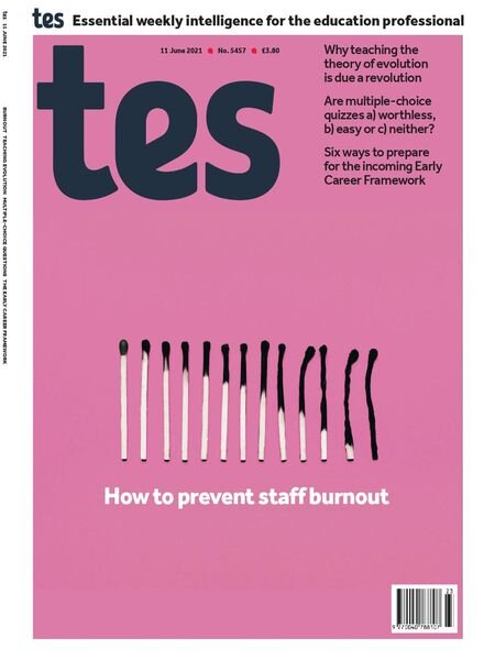 TES Magazine – Issue 5457 – 11 June 2021 Cover