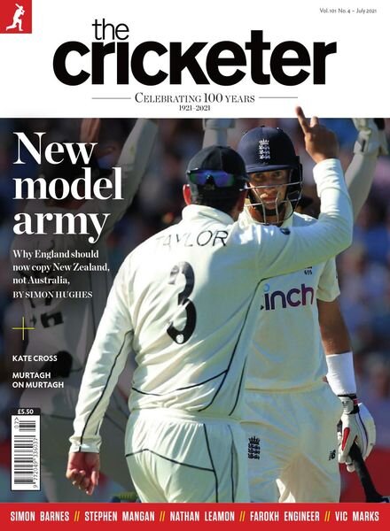 The Cricketer Magazine – Volume 101 N 4 – July 2021 Cover