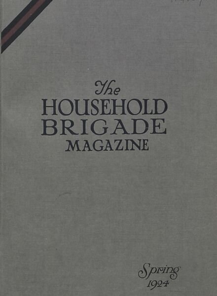 The Guards Magazine – Spring 1924 Cover