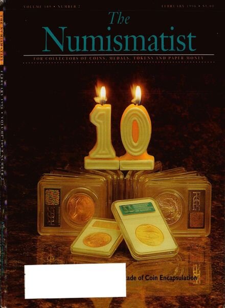 The Numismatist – February 1996 Cover