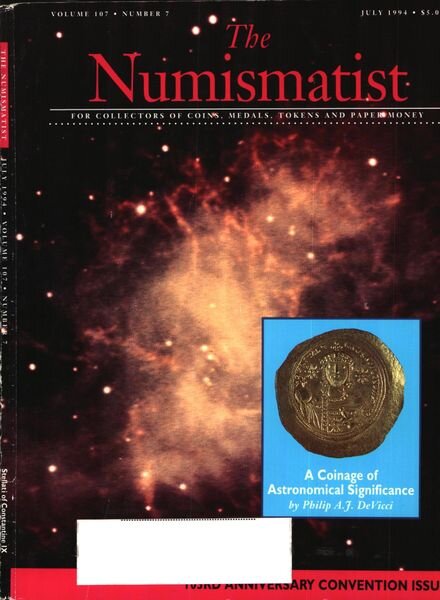 The Numismatist – July 1994 Cover