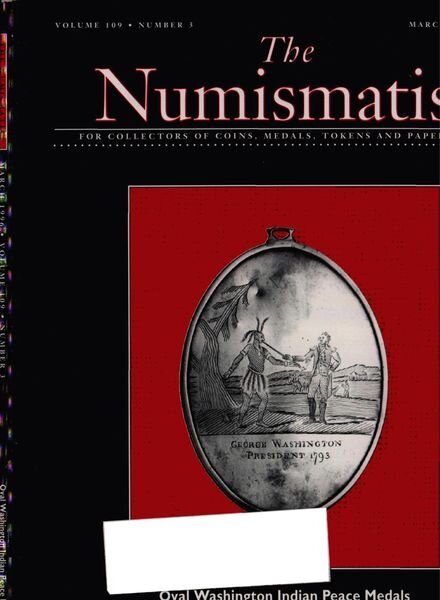 The Numismatist – March 1996 Cover