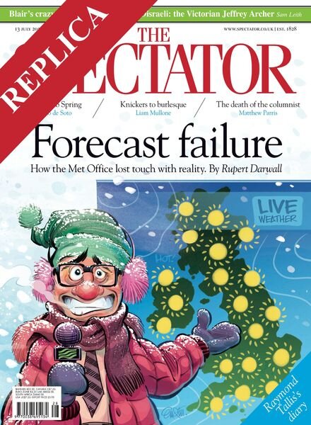 The Spectator – 13 July 2013 Cover