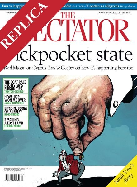 The Spectator – 30 March 2013 Cover