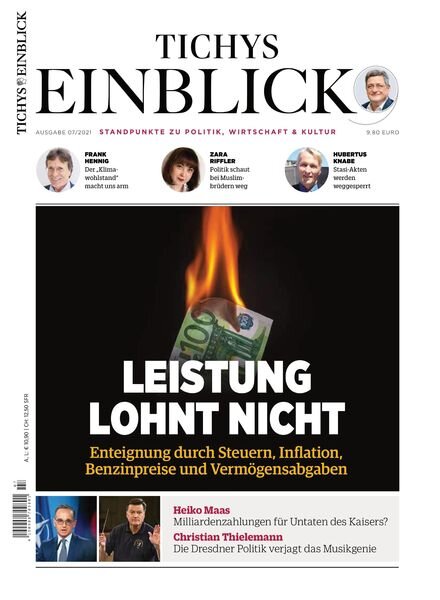 Tichys Einblick – 15 Juni 2021 Cover