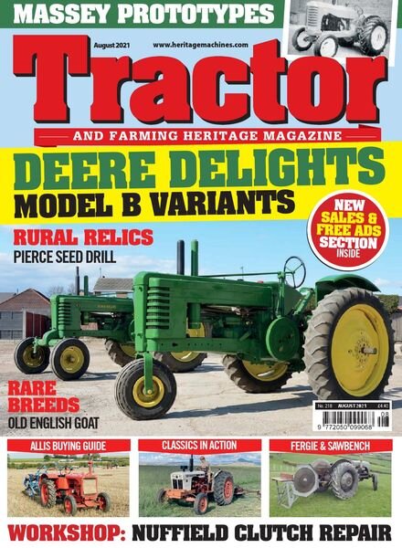 Tractor & Farming Heritage Magazine – August 2021 Cover