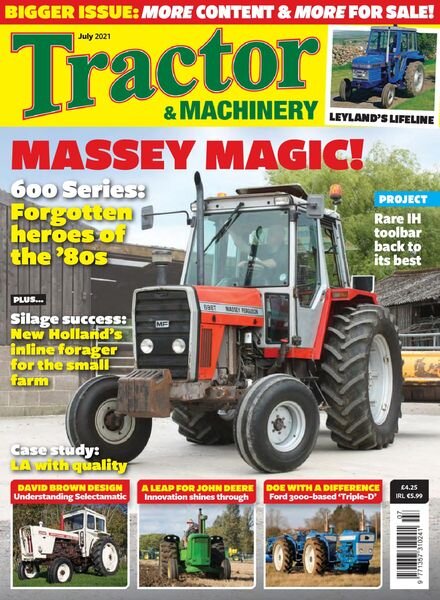 Tractor & Machinery – July 2021 Cover