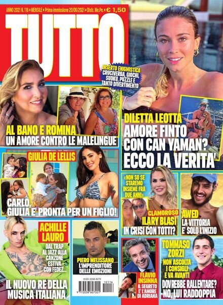 Tutto Mese – 20 Giugno 2021 Cover