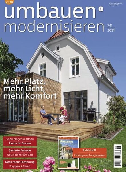 Umbauen + Modernisieren – 30 Juni 2021 Cover