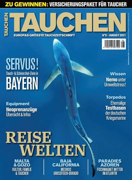 unterwasser – 13 Juli 2021 Cover