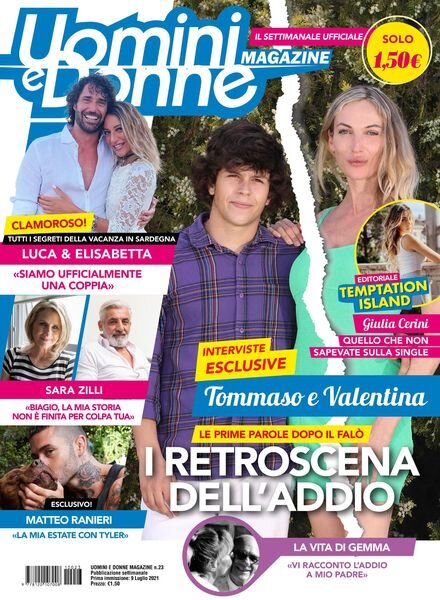 Uomini e Donne magazine – 09 luglio 2021 Cover