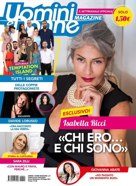 Uomini e Donne magazine – 25 giugno 2021 Cover