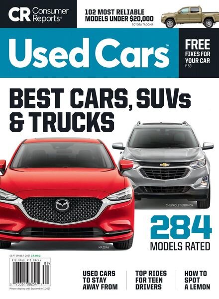 Used Car Buying Guide – September 2021 Cover