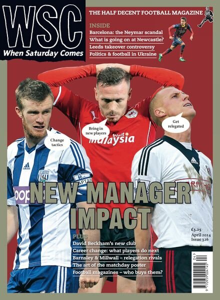 When Saturday Comes – April 2014 Cover