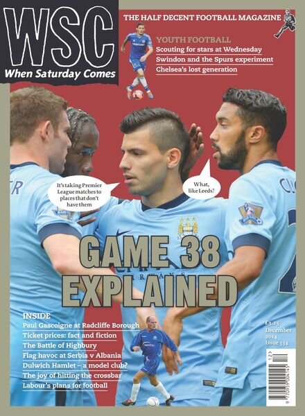 When Saturday Comes – December 2014 Cover