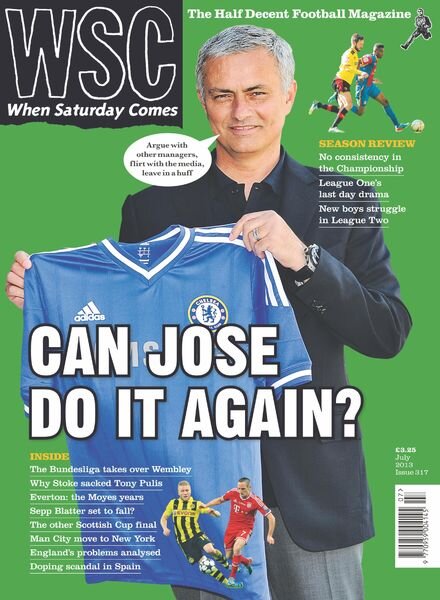 When Saturday Comes – July 2013 Cover