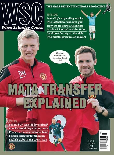 When Saturday Comes – March 2014 Cover