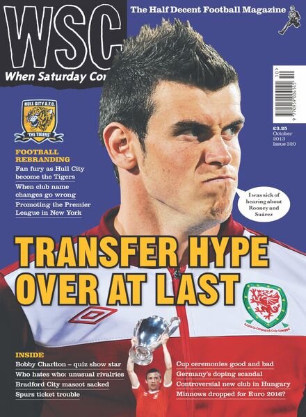 When Saturday Comes – October 2013 Cover