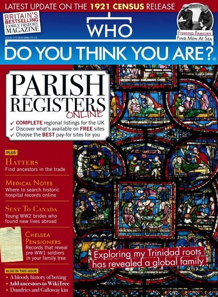 Who Do You Think You Are – July 2021 Cover