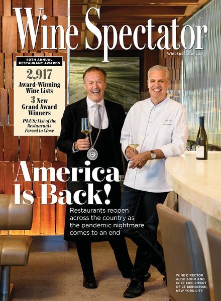Wine Spectator – August 31, 2021 Cover