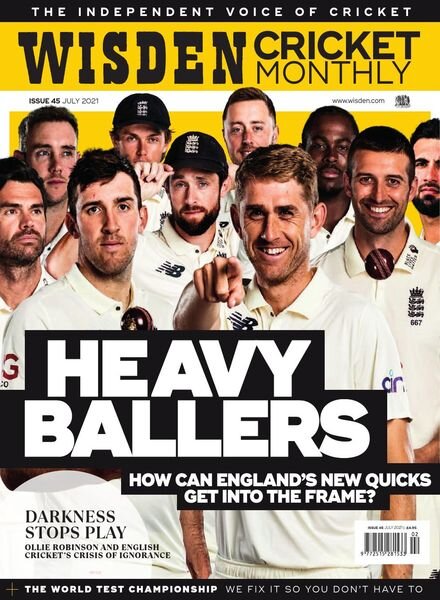 Wisden Cricket Monthly – Issue 45 – July 2021 Cover