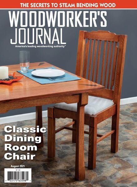 Woodworker’s Journal – August 2021 Cover