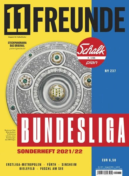 11 Freunde – August 2021 Cover