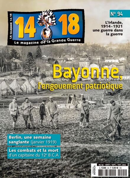 14-18 La Grande Guerre – Aout-Octobre 2021 Cover