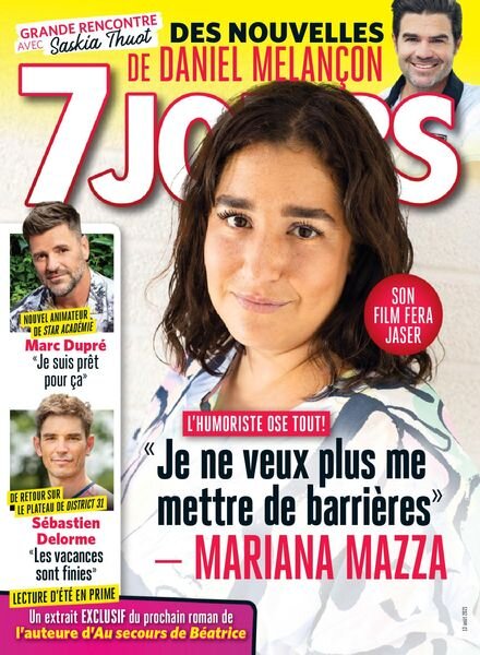 7 Jours – 13 aout 2021 Cover