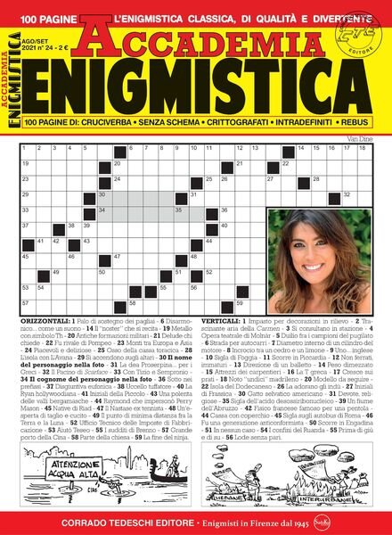 Accademia Enigmistica – agosto 2021 Cover
