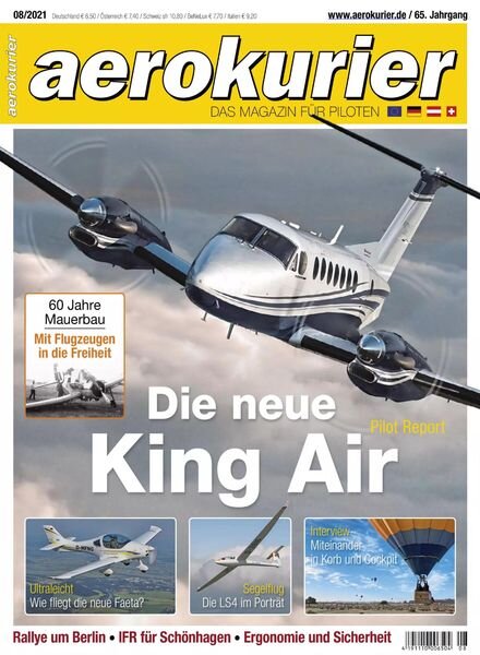 Aerokurier Germany – August 2021 Cover