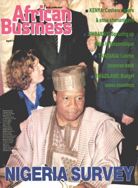 African Business English Edition – April 1990 Cover