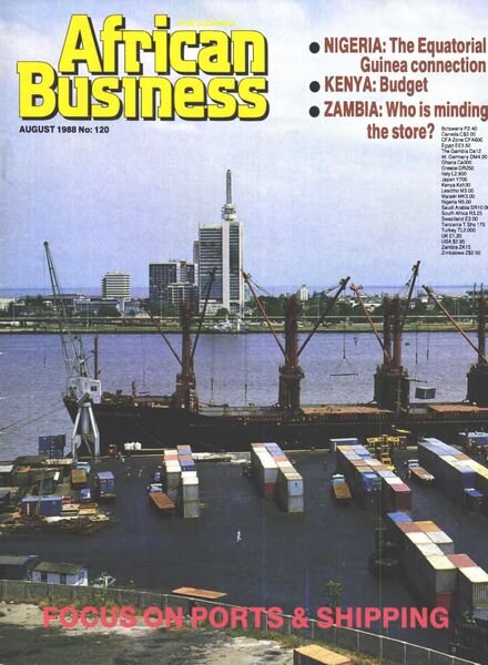 African Business English Edition – August 1988 Cover