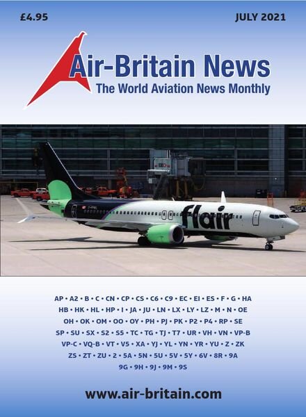 Air-Britain News – July 2021 Cover