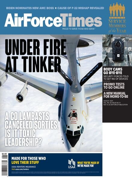 Air Force Times – 09 August 2021 Cover