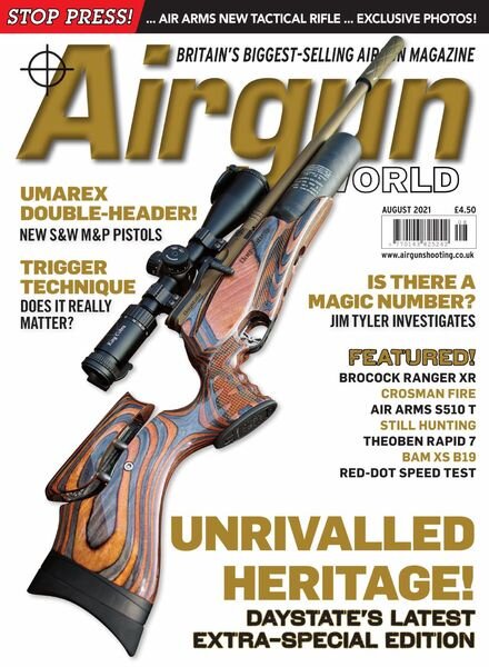 Airgun World – August 2021 Cover